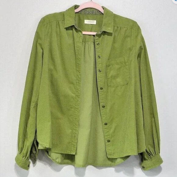 Anthropologie Pilcro Sigourney Corduroy Shirt XS - Picture 1 of 6